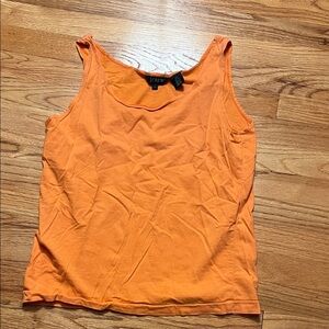 J. Crew Vibrant Orange Sleeveless Top